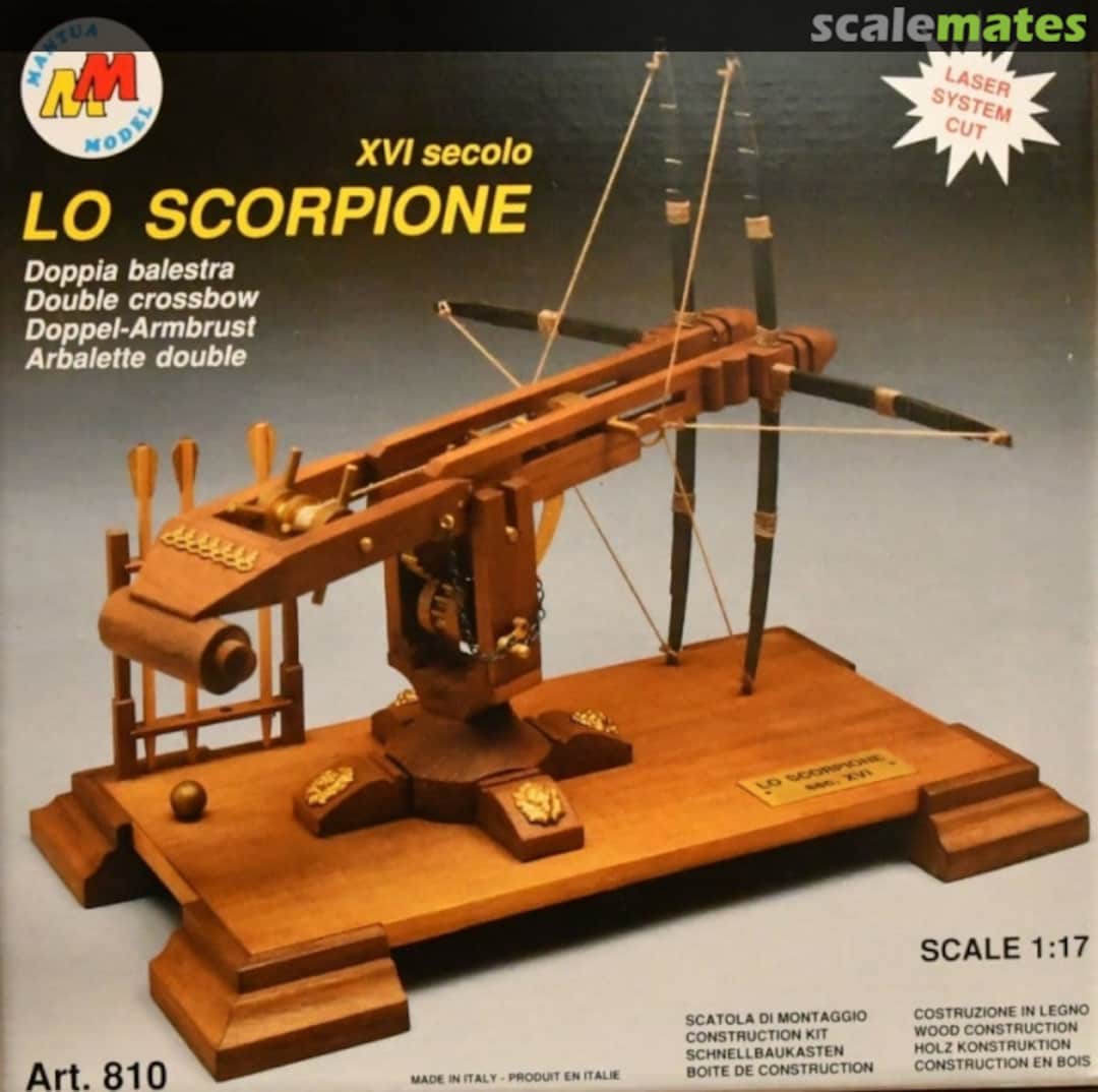 Boxart XVI Secolo Lo Scorpione (Double crossbow) 810 Mantua Model Boxart XVI Secolo Lo Scorpione (Double crossbow) 810 Mantua Model