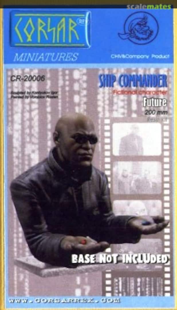 Boxart Ship Commander - Fictional character, Büste CR-20006 Corsar Rex Boxart Ship Commander - Fictional character, Büste CR-20006 Corsar Rex