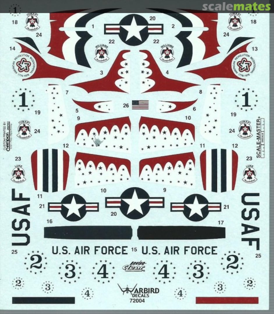 Boxart P-51D Mustang Thunderbirds What If Scheme 72004 Warbird Decals Boxart P-51D Mustang Thunderbirds What If Scheme 72004 Warbird Decals