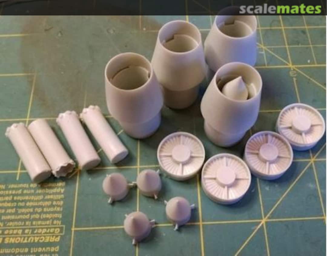 Boxart B-58 Hustler Intake upgrade set A4801 Fisher Model & Pattern