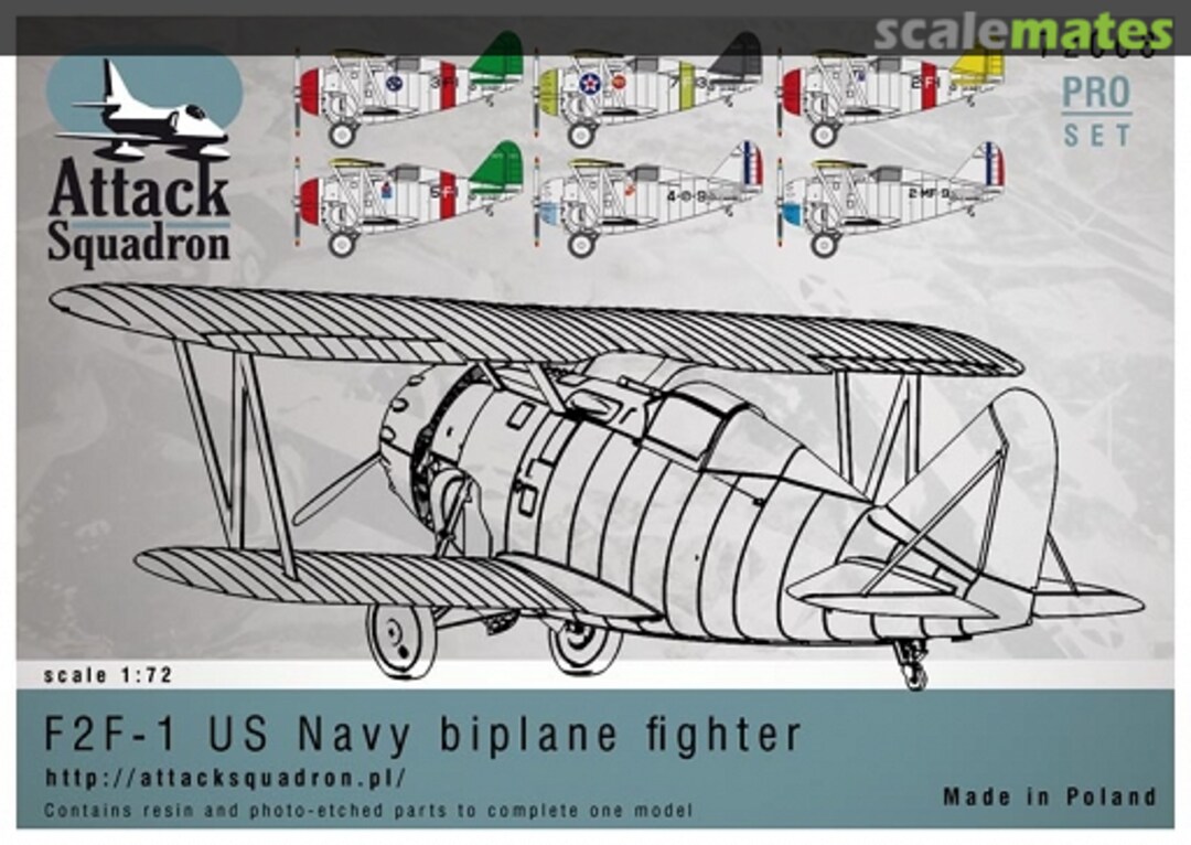 Boxart Grumman F2F-1 72068 Attack Squadron Boxart Grumman F2F-1 72068 Attack Squadron