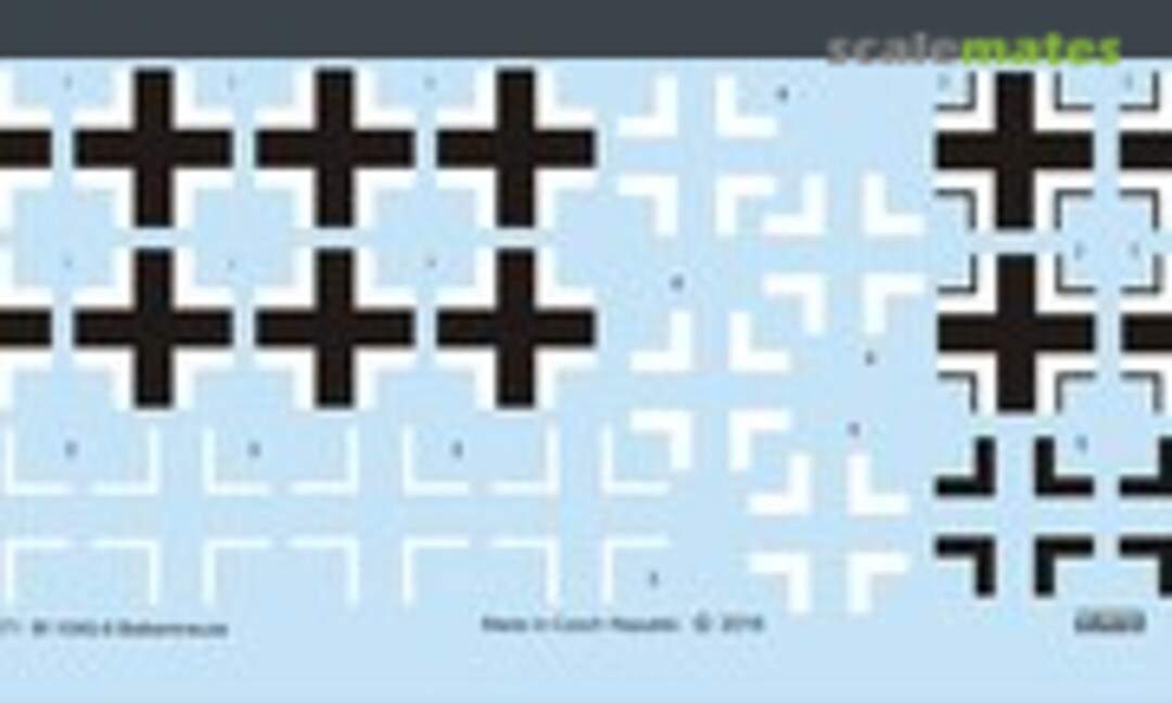 1:48 Bf 109G Balkenkreuze (Eduard D48027) D48027