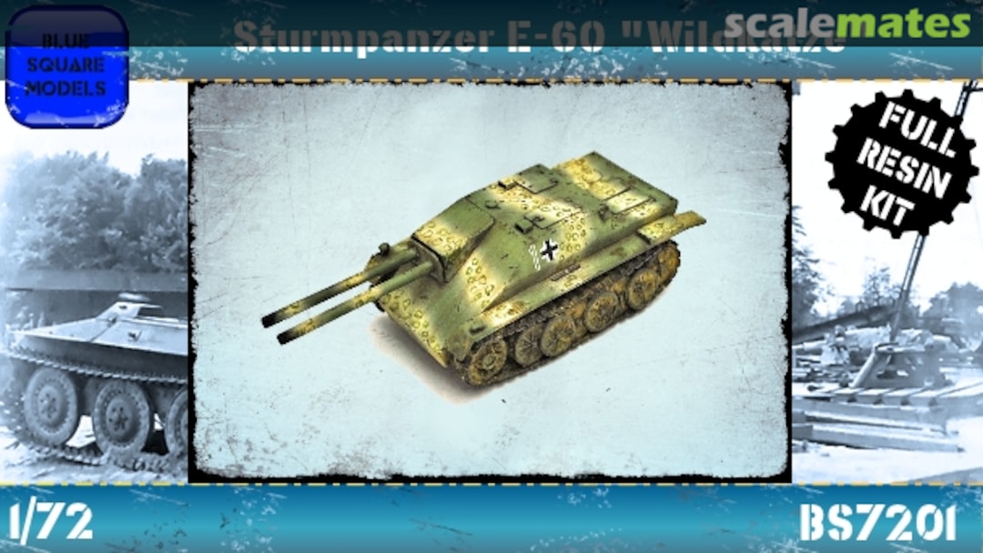 Boxart Sturmpanzer E-60 "Wildkatze" BS7201 Blue Square Models Boxart Sturmpanzer E-60 "Wildkatze" BS7201 Blue Square Models