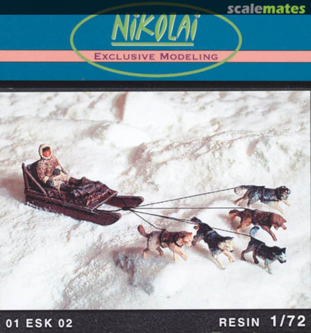 Boxart Eskimo Sled and Dogs ESK02 Nikolai Exclusive Modeling
