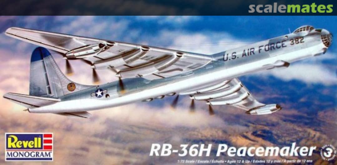 Boxart RB-36H Peacemaker 85-5712 Revell Monogram Boxart RB-36H Peacemaker 85-5712 Revell Monogram