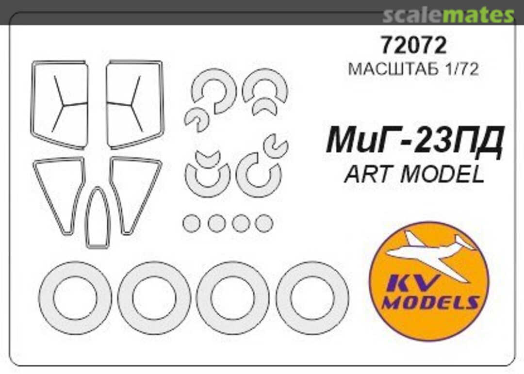 Boxart MiG-23PD 72072 KV Models