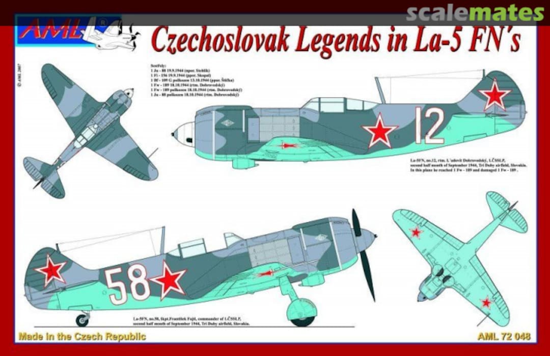 Boxart Lavochkin La-5FN AML 72 048 AML Boxart Lavochkin La-5FN AML 72 048 AML