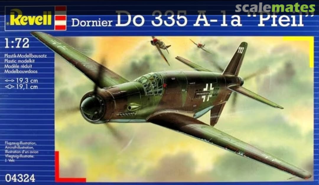 Boxart Dornier Do 335 A-1a "Pfeil" 04324 Revell Boxart Dornier Do 335 A-1a "Pfeil" 04324 Revell
