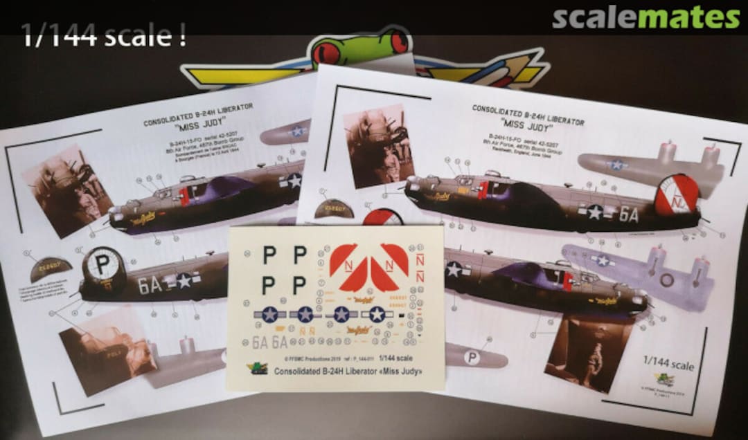 Boxart Consolidated B-24H Liberator "Miss Judy" P_144-011 FFSMC Productions Boxart Consolidated B-24H Liberator "Miss Judy" P_144-011 FFSMC Productions