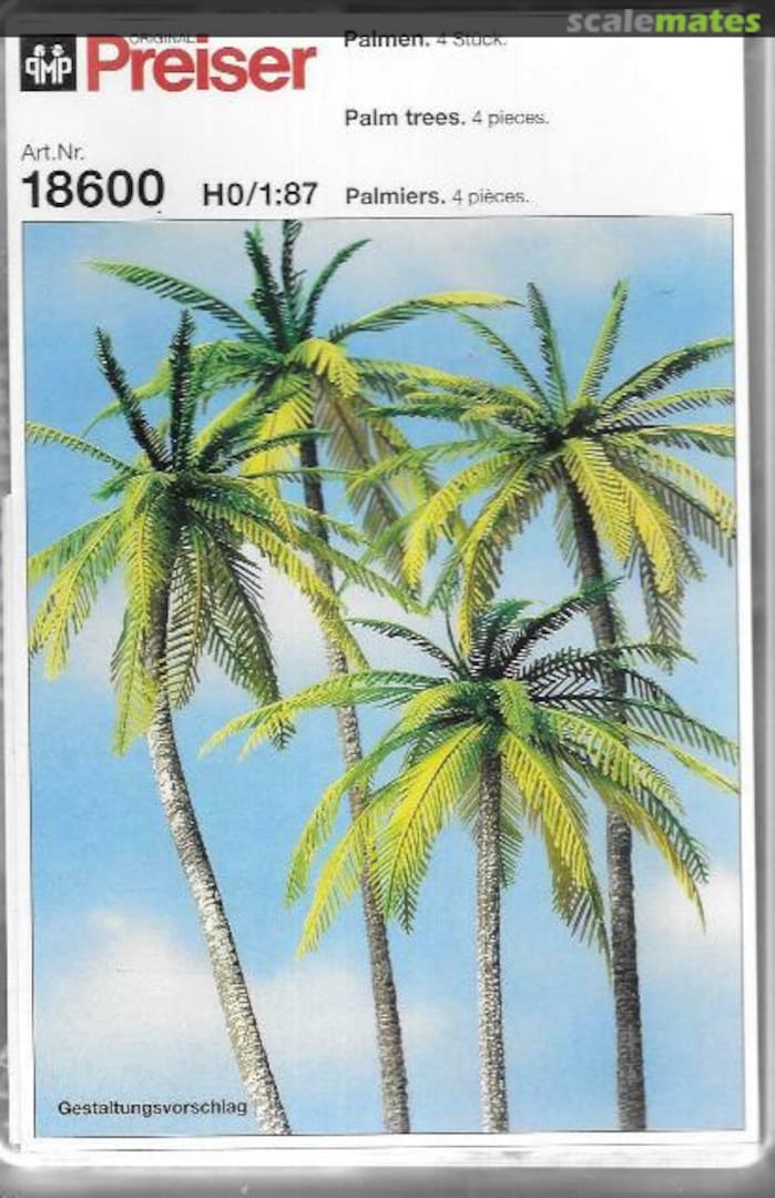 Boxart Palm trees 18600 Preiser Boxart Palm trees 18600 Preiser
