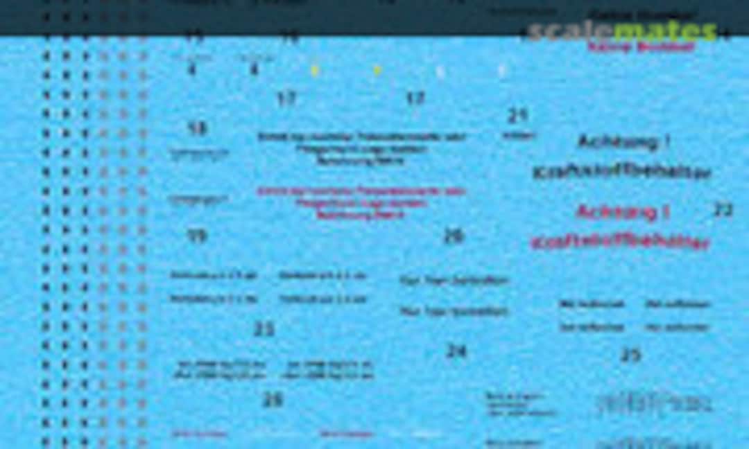 1:72 Fw-190 Stencils (Profimodeller 72008) 72008