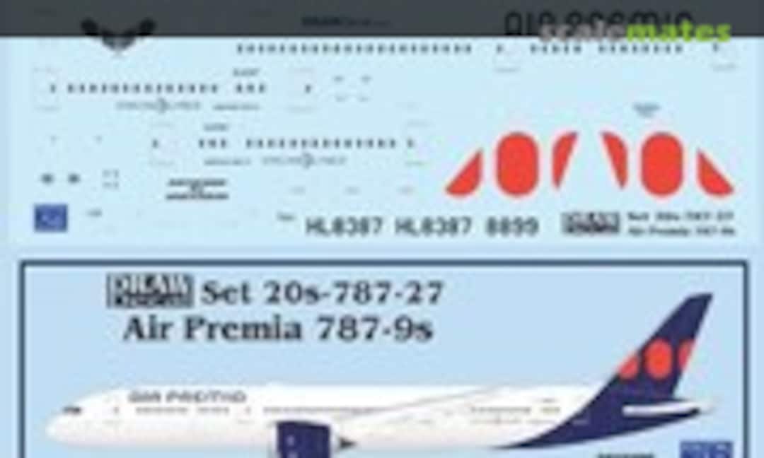 1:200 Air Premia 787-9 Dreamliners (Draw Decal 20-787-27) 20-787-27
