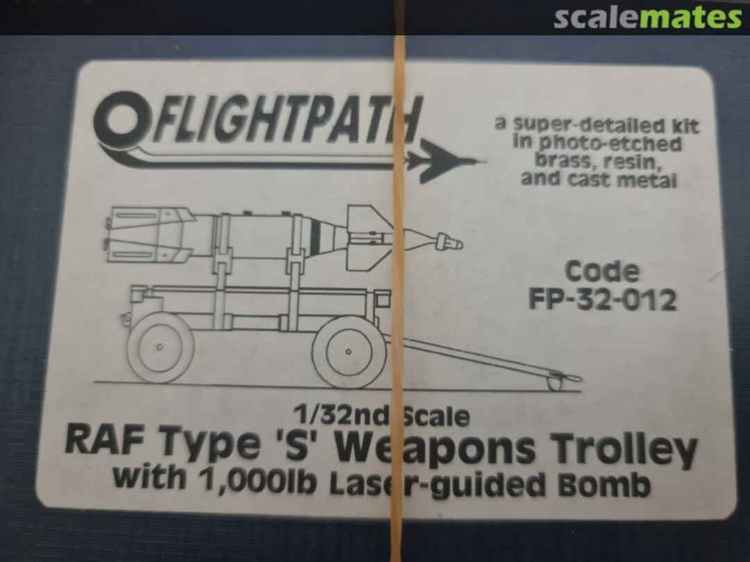 Boxart RAF Type 'S' Weapons Trolley FP-32-012 Flightpath Boxart RAF Type 'S' Weapons Trolley FP-32-012 Flightpath