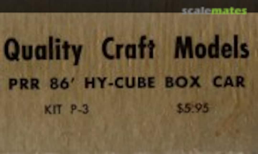 86' HY-Cube Box Car (Quality Craft Models P-3)