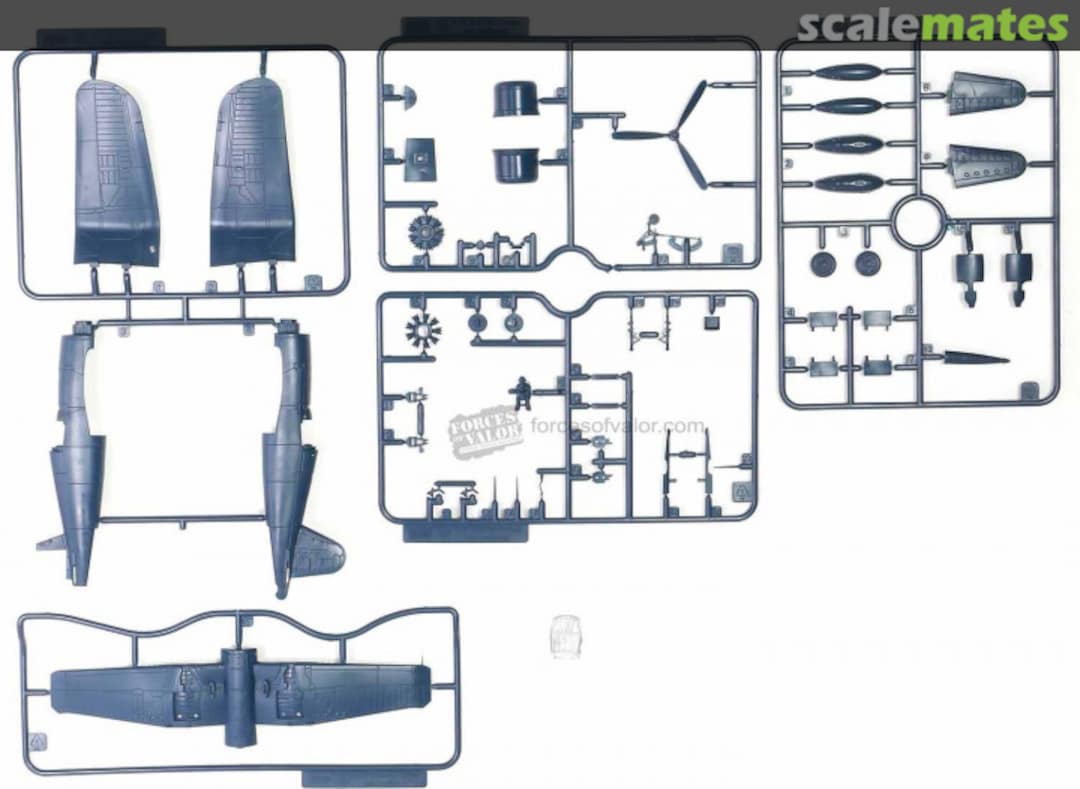 Contents U.S. F4U-1D Corsair 87006 Forces of Valor Contents U.S. F4U-1D Corsair 87006 Forces of Valor