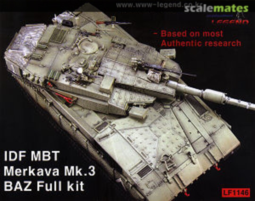 Boxart IDF MBT Merkava Mk.3 BAZ LF1146 Legend Productions Boxart IDF MBT Merkava Mk.3 BAZ LF1146 Legend Productions