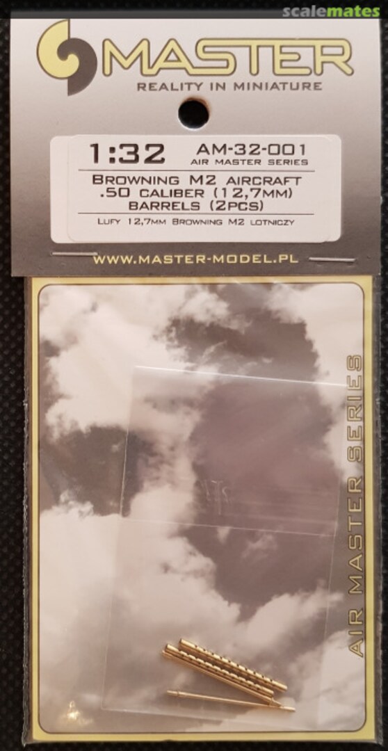 Boxart Browning M2 aircraft .50 caliber (12.7mm) barrels AM-32-001 Master Boxart Browning M2 aircraft .50 caliber (12.7mm) barrels AM-32-001 Master