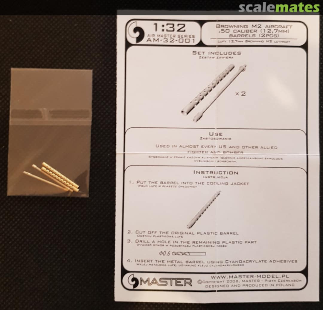 Contents Browning M2 aircraft .50 caliber (12.7mm) barrels AM-32-001 Master Contents Browning M2 aircraft .50 caliber (12.7mm) barrels AM-32-001 Master