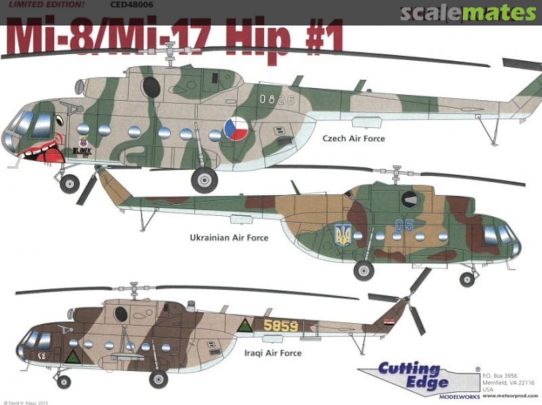 Boxart Mi-8/Mi-17 Hip #1 CED48006 Cutting Edge Modelworks Boxart Mi-8/Mi-17 Hip #1 CED48006 Cutting Edge Modelworks