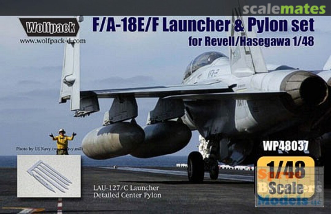 Boxart F/A-18E/F Launcher and Pylon Set WP48037 Wolfpack Boxart F/A-18E/F Launcher and Pylon Set WP48037 Wolfpack