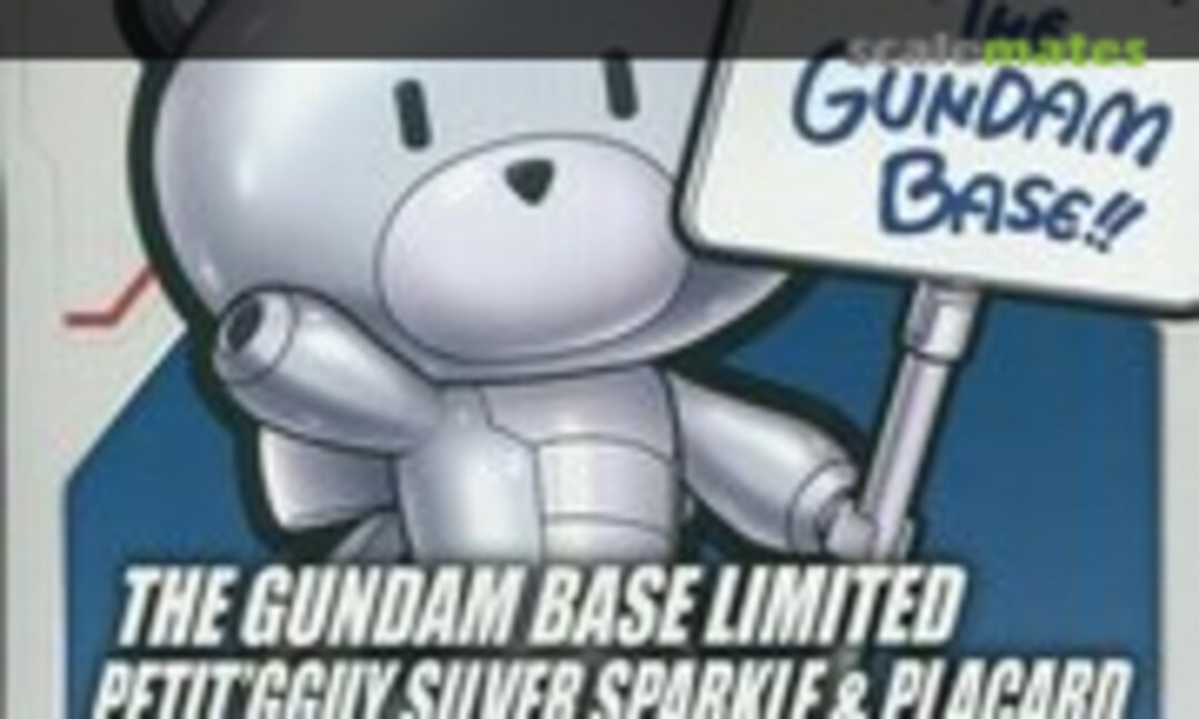 1:144 Petit'Gguy Silver Sparkle &amp; Placard (Bandai 0218623)