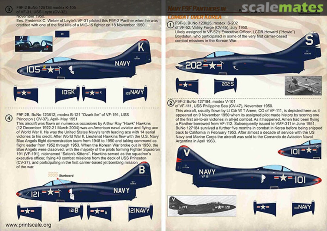 Boxart Navy F9F Panthers 48-159 Print Scale Boxart Navy F9F Panthers 48-159 Print Scale