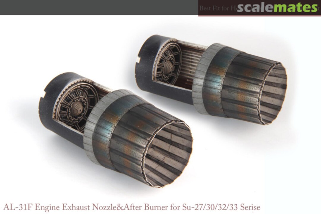 Boxart Su-27/30/33 exhaust nozzle & afterburner set (Open) MA-48092 KA Models Boxart Su-27/30/33 exhaust nozzle & afterburner set (Open) MA-48092 KA Models