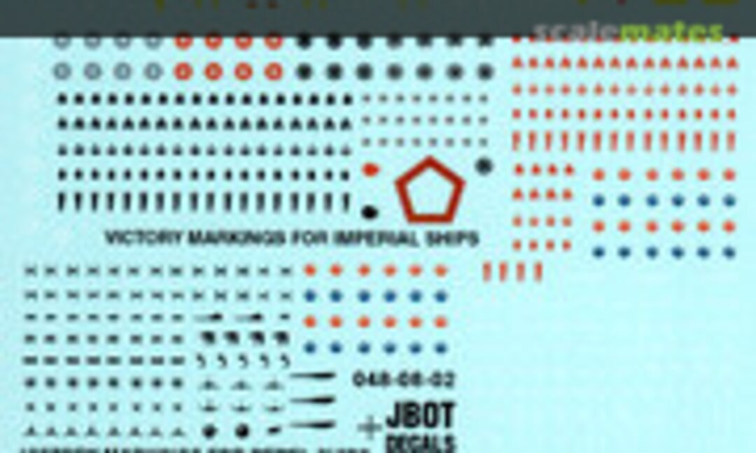 1:48 Star Wars Imperial and Rebel Victory Markings (JBOT Decals 048-08-02) 048-08-02