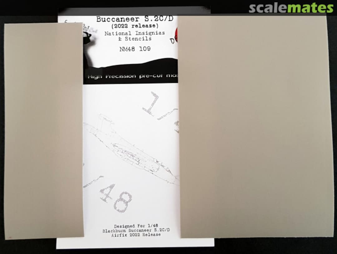 Boxart Blackburn Buccaneer S.2C/D - National Insignias & Stencils NM48109 DEAD Design Models Boxart Blackburn Buccaneer S.2C/D - National Insignias & Stencils NM48109 DEAD Design Models
