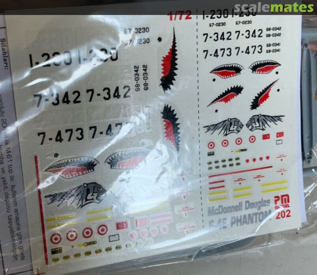 Contents McDonnell Douglas F-4E Phantom PM202 PM Model Contents McDonnell Douglas F-4E Phantom PM202 PM Model