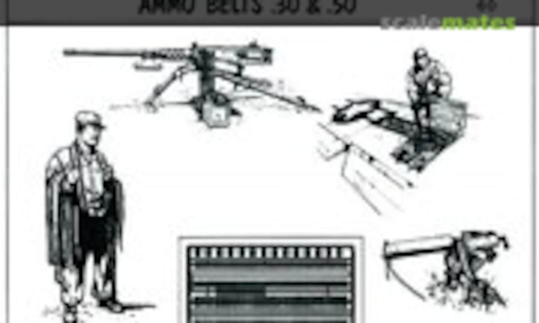 1:35 Ammo Belts .30 & .50 (Verlinden Productions 60) 60