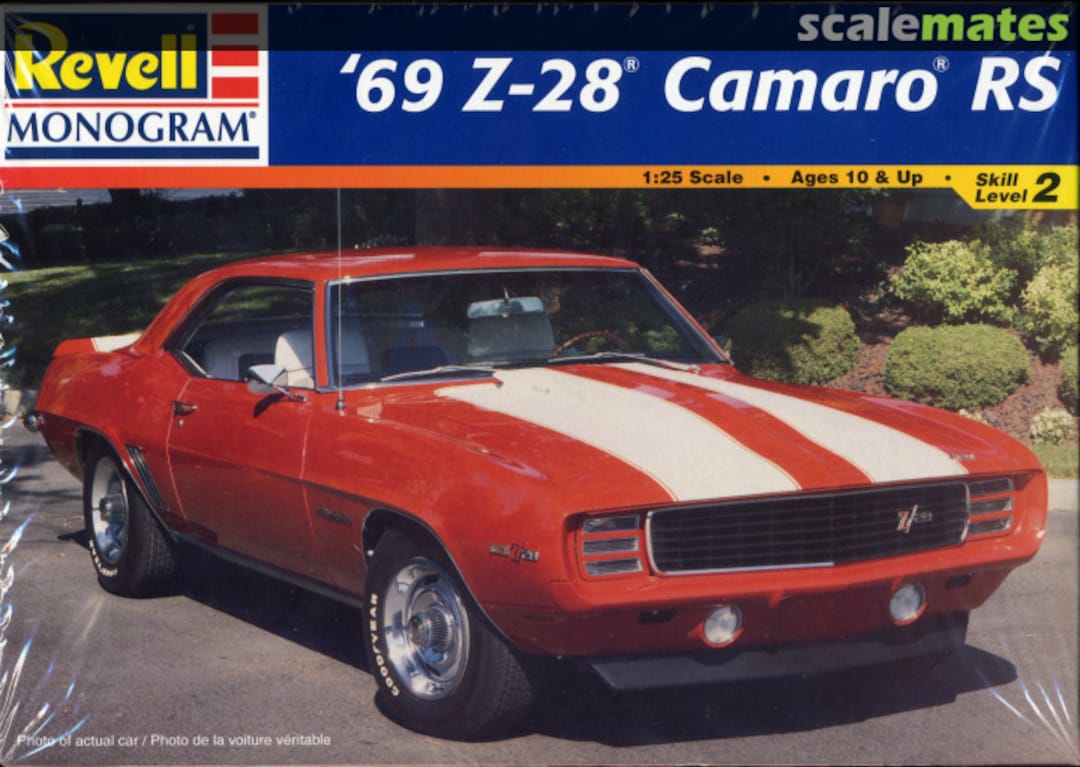 Boxart '69 Z-28 Camaro RS 85-7457 Revell Monogram Boxart '69 Z-28 Camaro RS 85-7457 Revell Monogram