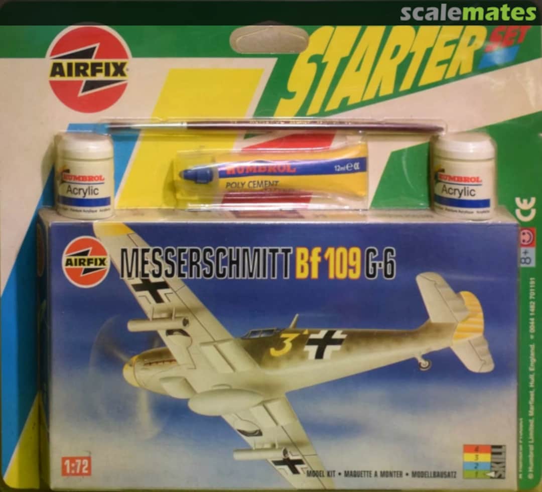 Boxart Messerschmitt Bf 109G-6 91072 Airfix Boxart Messerschmitt Bf 109G-6 91072 Airfix