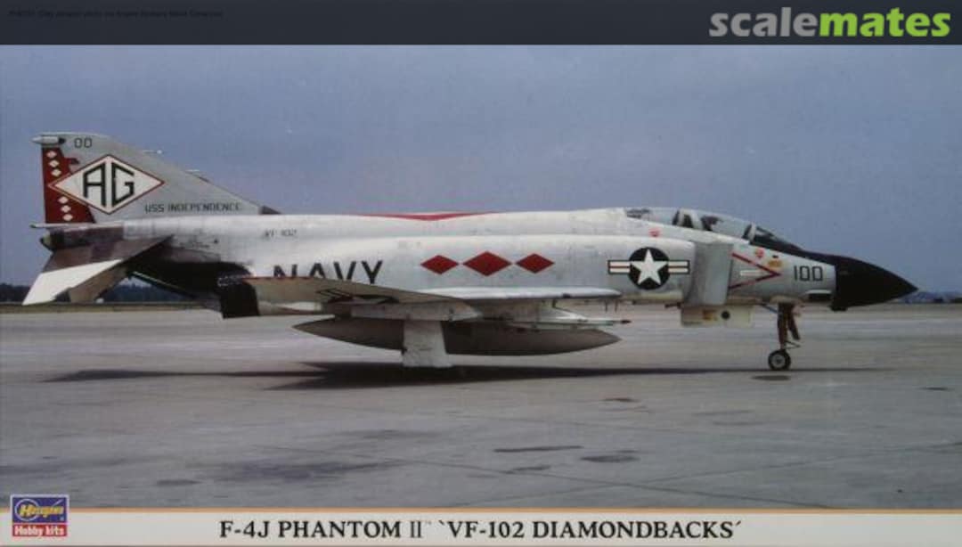 Boxart F-4J Phantom II 'VF-102 Diamondbacks' 00879 Hasegawa Boxart F-4J Phantom II 'VF-102 Diamondbacks' 00879 Hasegawa