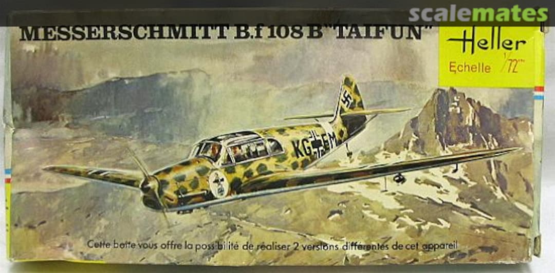 Boxart Messerschmitt B.f 108B "Taifun" 077 Heller Boxart Messerschmitt B.f 108B "Taifun" 077 Heller