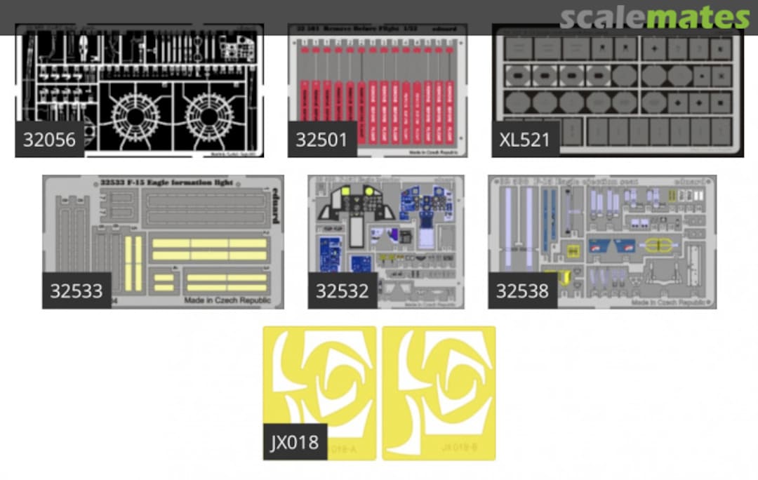 Contents F-15C BIG3232 Eduard