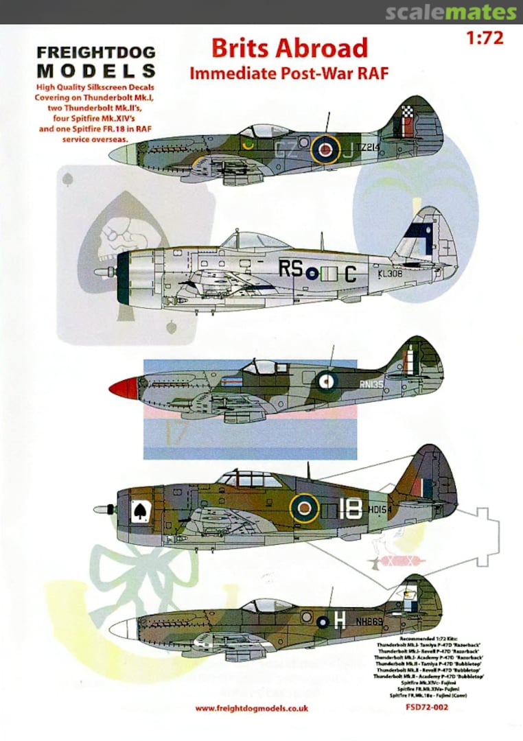 Boxart Brits Abroad FSD72-002 Freightdog Models Boxart Brits Abroad FSD72-002 Freightdog Models