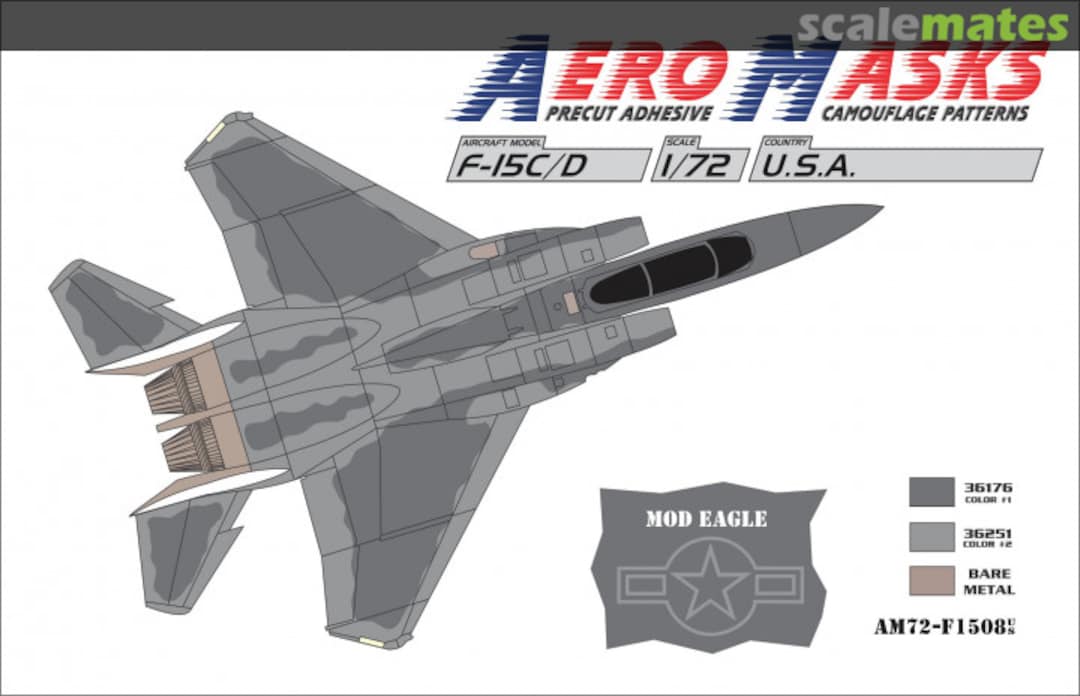 Boxart F-15C/D USA Mod Eagle AM72-F1508 AeroMasks Boxart F-15C/D USA Mod Eagle AM72-F1508 AeroMasks