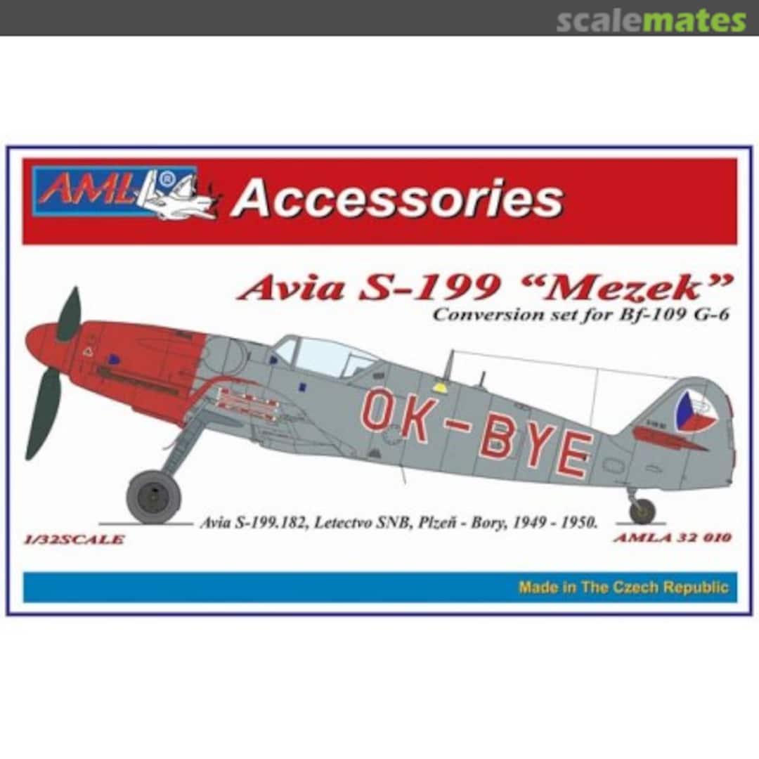 Boxart Avia S-199 Mule AMLA 32010 AML Boxart Avia S-199 Mule AMLA 32010 AML