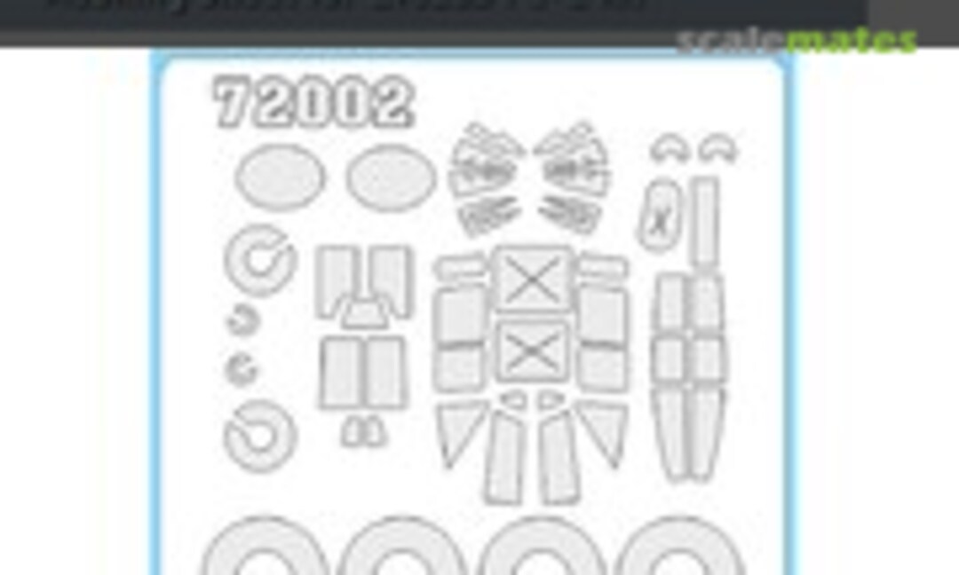 1:72 Pe-2 mask for Zveza 1:72 (AddON model AOMM72002) AOMM72002
