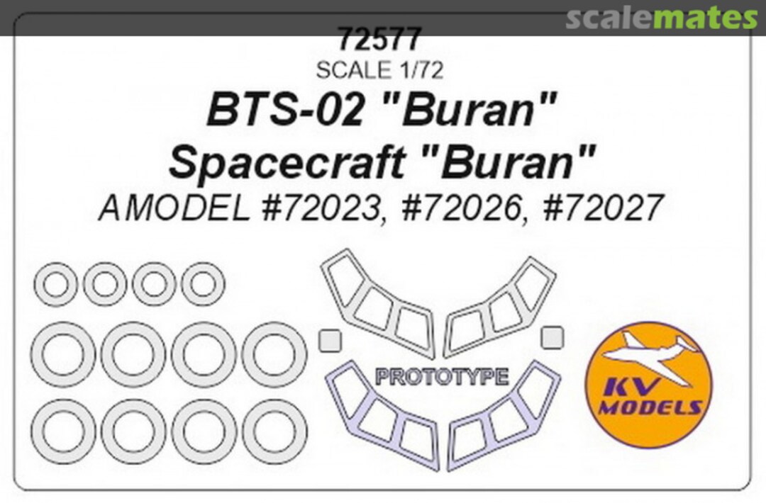 Boxart BTS-02 "Buran" / Spacecraft "Buran" 72577 KV Models