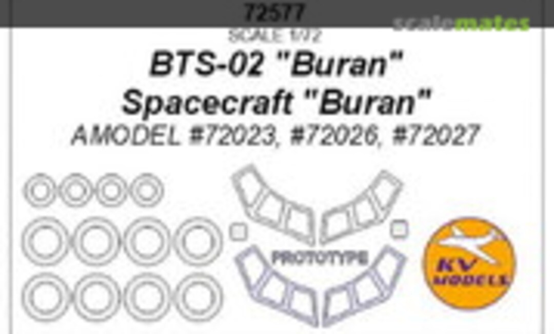 1:72 BTS-02 "Buran" / Spacecraft "Buran" (KV Models 72577) 72577