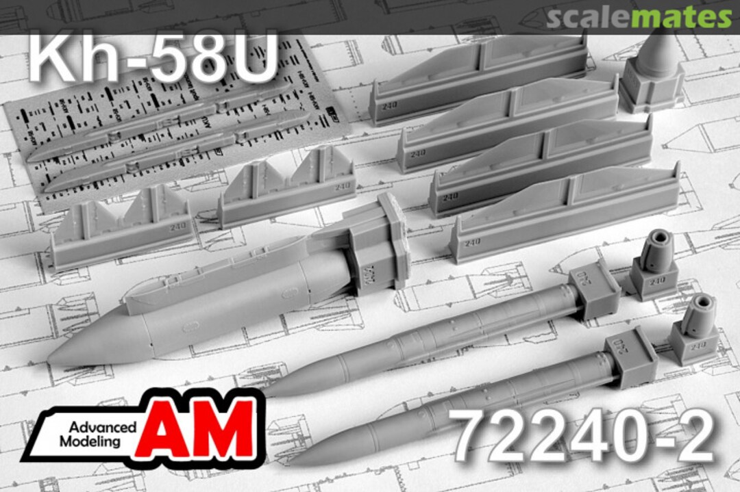 Boxart Kh-58U with LO-81 and AKU-58 AMC 72240-2 Advanced Modeling Boxart Kh-58U with LO-81 and AKU-58 AMC 72240-2 Advanced Modeling