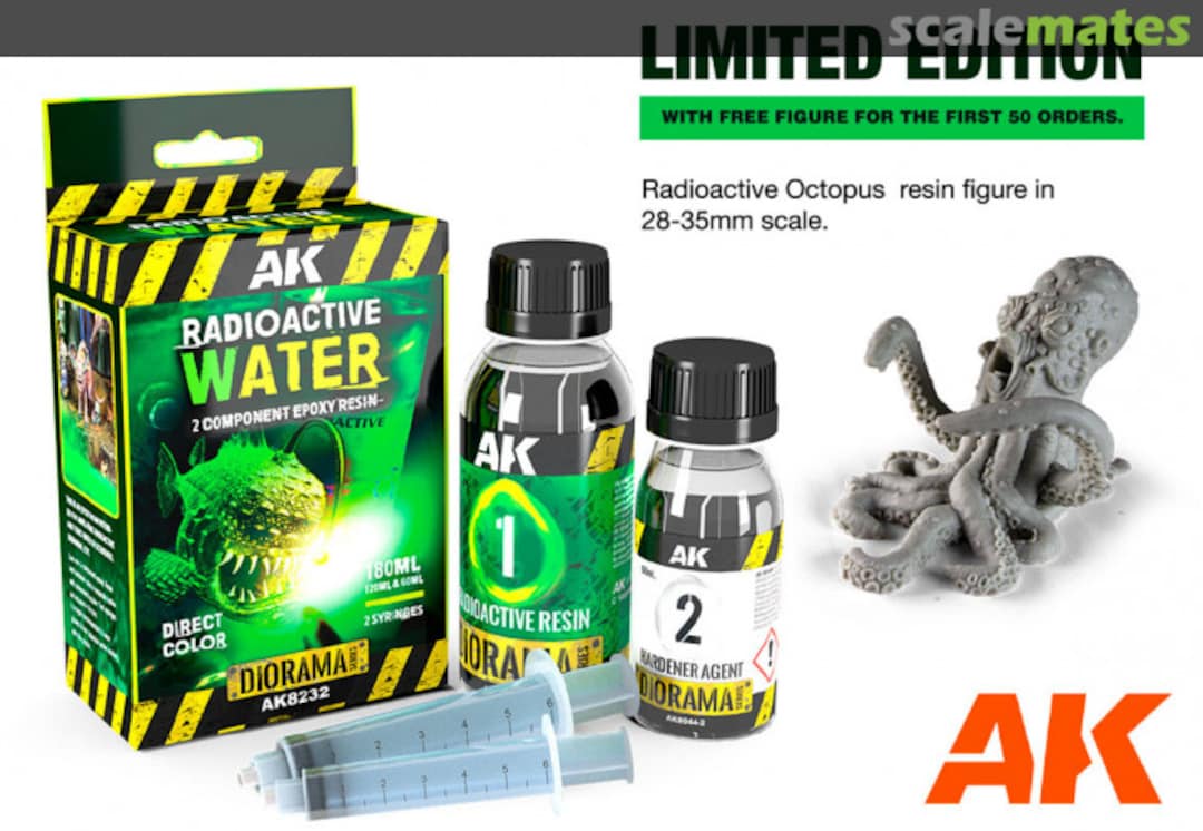 Boxart Radioactive water with Octopus AK8232 AK Interactive Boxart Radioactive water with Octopus AK8232 AK Interactive