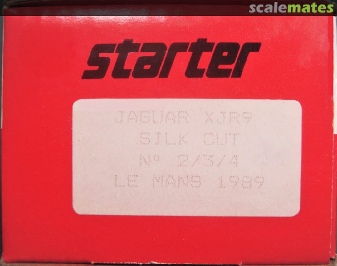 Boxart Jaguar XJR9 "Silk Cut" No. 2 /3 / 4  Starter