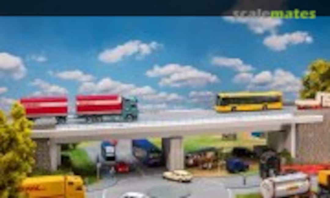 Concrete bridge, 2-track (Faller 120504)