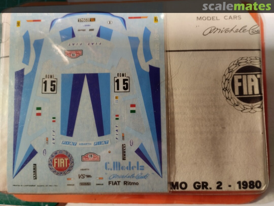 Boxart FIAT ABARTH RITMO GR.2 - 1980 34 Conti Models Boxart FIAT ABARTH RITMO GR.2 - 1980 34 Conti Models
