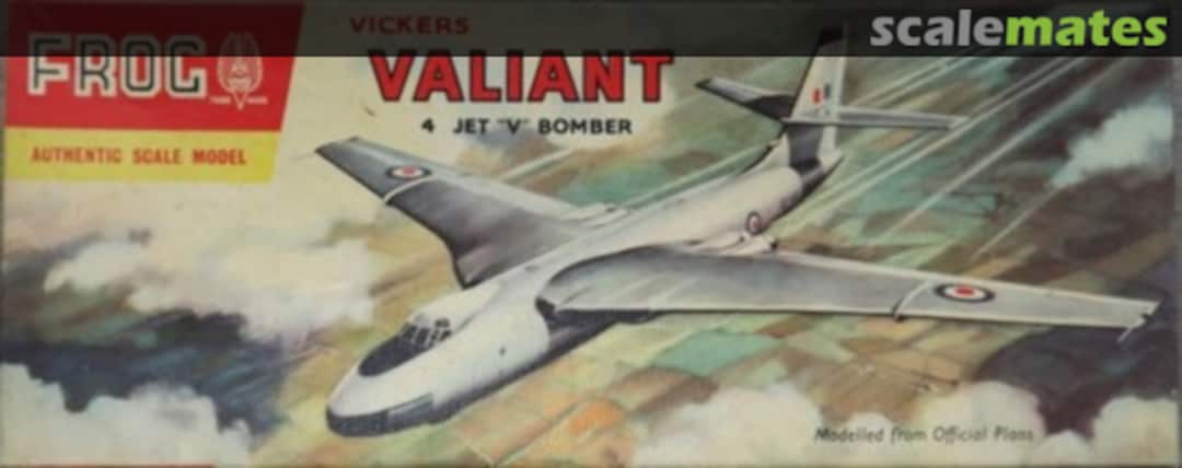 Boxart Vickers Valiant 353P FROG Boxart Vickers Valiant 353P FROG