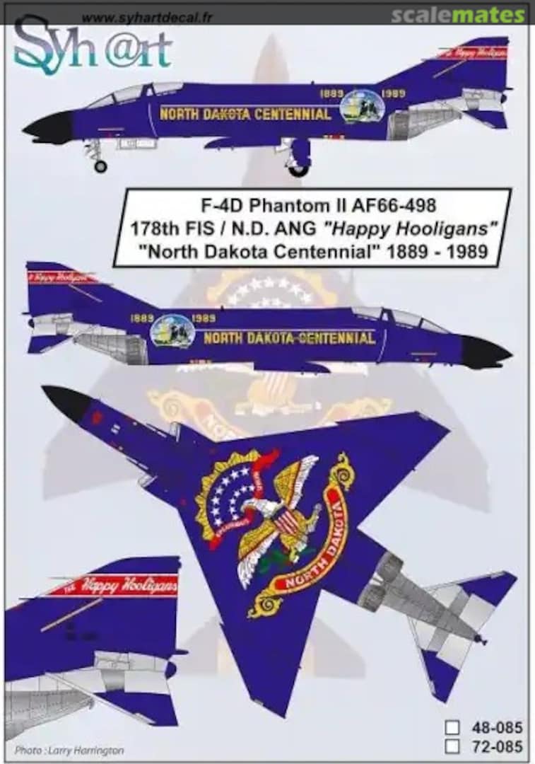 Boxart F-4D Phantom II AF66-498 144-085 Syhart