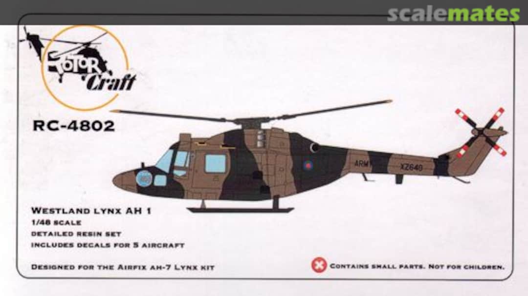 Boxart Westland Lynx AH-1 RC-4802 ROTORcraft